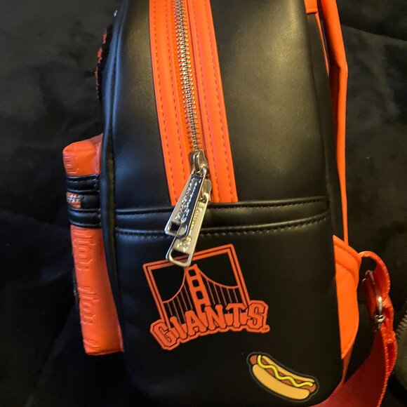Officially Licensed Gear San Francisco Giants Loungefly Patches Mini Backpack - Picture 8 of 9